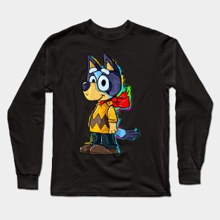 Bluey use Charlie Brown tshirt Long Sleeve T-Shirt
